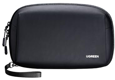 UGREEN Sac Câbles Organisateur de Accessoires Pochette à Câbles Rangement Électronique de Voyage Protection Contre Éclaboussures pour Chageur Souris Batterie Externe Disque Dur