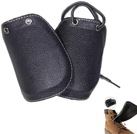 Protège-métatarse pour chaussures de sécurité, protège-chaussures à lacets, ignifuge, imperméable, couvre-chaussures en cuir pour soudure, construction et travaux de machines