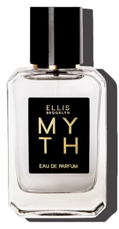 Ellis Brooklyn MYTH Eau de Parfum, Jasmine Musk Perfume for Women, Clean, Vegan, Paraben-Free, Long Lasting, Bergamot, Tiger Orchid & White Cedarwood, Made in the USA, 50ml / 1.7oz