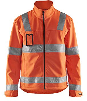 Blaklader 48382517 HOCHVISKOSE WEICHSCHALIGE JACKE, Orange, grootte 4XL