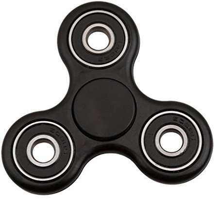 Hand Spinner Spielzeug Anti Stress Ideal Bei Hyperaktivität Angst Nervosität Autismus - Farbe: Schwarz