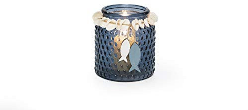 Excelsa Ocean Portacandela, Azzurro, Diametro cm 8