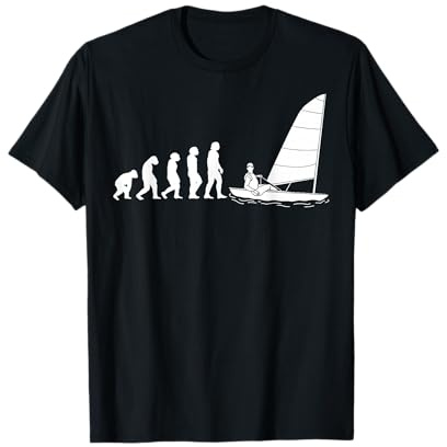 Sailing Naviguer Marins Bateau voile Évolution Yachting T-Shirt