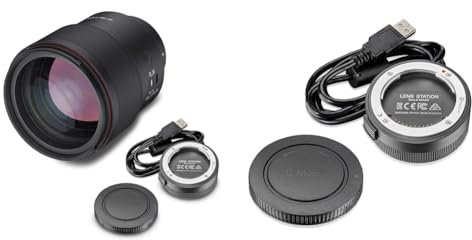 SAMYANG Objectif AF 135mm f/1.8 Compatible avec Sony FE & Sa7031 – Appareil Station de lentille pour Samyang objectifs AF (Mise à Jour du Firmware, Mise au Point et Ouverture) Noir