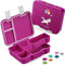 My Vesperbox – Jin - Bento Box Kinder - Lunchbox - extrem robust – Brotdose – Brotbox ideal für Kindergarten und Schule (Lila - Einhorn an Ballons)