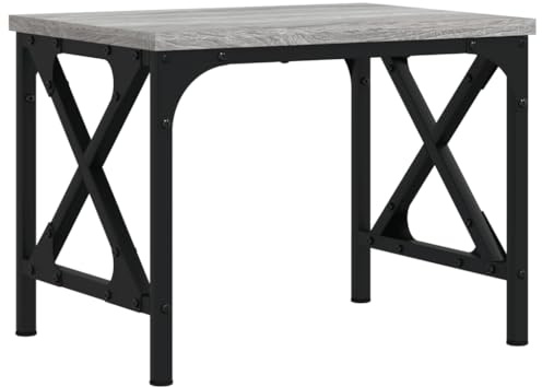 vidaXL Soporte de Impresora, Estante para Impresora de Escritorio, Organizador de Archivos, Estante de Almacenaje, Madera de Ingeniería Roble Sonoma