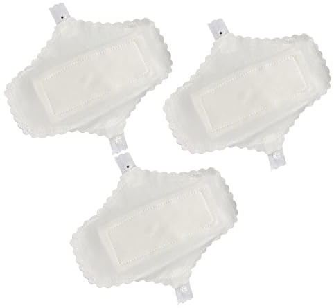 SECFOU Lot de 3 Serviettes Hygiéniques Lavables 24 Cm avec Couche Imperméable, Tissu Respirant et Protège-slips en Coton Réutilisables pour Règles, Grossesse et Protections Réutilisables