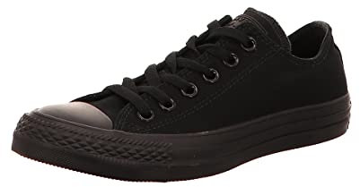 CONVERSE Jungen All Star Ox Leinenschuhe Sneaker Schwarz 35.5 EU