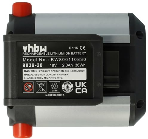 vhbw Batería Compatible con Gardena EasyCut Li-18/23 (9824-42)