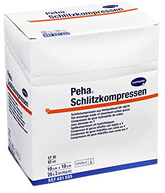 Peha Schlitzkompressen 10x10 cm Steril