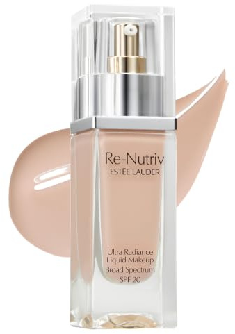 Estée Lauder Re-Nutriv Ultra Radiance Liquid Foundation SPF 20 | Luxurious, Hydrating, Long-Wearing, 1 Fl Oz, 2C3 Fresco
