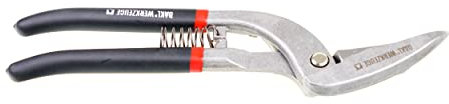 DAKL BlechschereeXtrem Pelikanschere rechts 300 mm, mit Feder und PVC-Griffen, Dachdecker, Klempner, Spengler, Durchlaufblechschere, Tafelblechschere