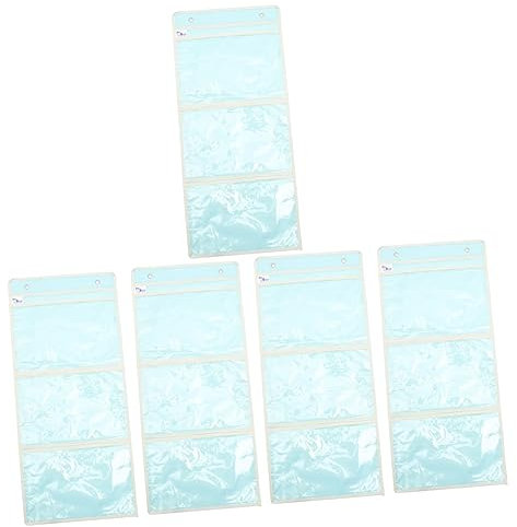 Cabilock 5 Sätze Aufbewahrungstasche Für Die Arbeit Kunstwerk Rahmen Zeichentasche Für Schüler Fish Extender Aufhänger Organisationsbeutel Aus Papier Plastik Lagerung Kind Zeichnung