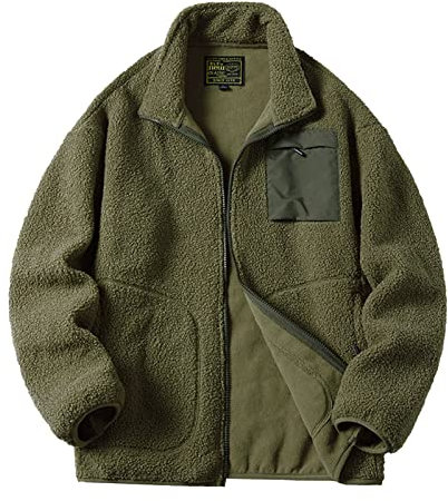 Outdoor Herren Polar Troyer Pullover Herren arbeits Fleecejacke Herren Taktische Fleecejacke Herren Jagd Weste Herren Langarm wherehouses Deal Clearance