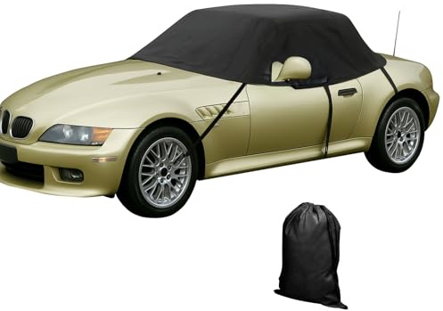Mezza copertura per auto per BMW Z3 1995-2001, 420D Oxford impermeabile copertura superiore per auto protezione per tutte le condizioni atmosferiche Auto sole pioggia polvere UV Protector per