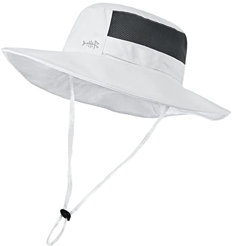 Bassdash UPF 50+ Sombrero de Pesca Solar Resistente al Agua con Solapa de Cuello Desmontable