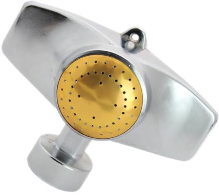 Aspersor de metal de 360 grados, pequeño aspersor circular de largo alcance, herramientas de jardinería para patio, césped y jardín