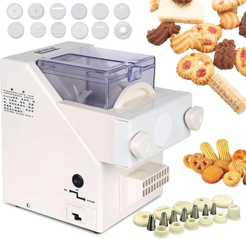 Macchina automatica per la produzione di biscotti Macchina automatica for biscotti, stampo for da 180 W con 8 ugelli sostituibili, 6, pressa elettrica