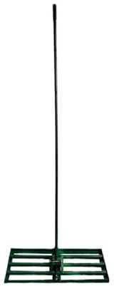 Rastrillo nivelador para césped Rastrillo nivelador de césped 75 cm, Resistente, Ahorra Esfuerzo, Herramienta niveladora for jardín, Campo Golf, Dispositivo fácil Usar(Green)