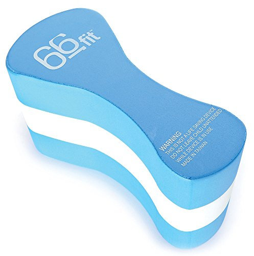 66fit Elite Pull-Buoy Schwimmhilfe, Blau-blau, Nicht zutreffend