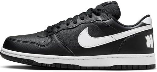 NIKE Herren Big Low Basketballschuhe, Black/White, 45 EU