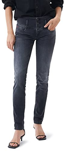 Salsa Mystery Push Up Slim Dark Jeans Black