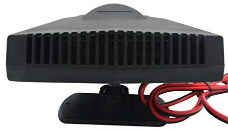 Riloer Ventilador de Calefacción de Coche de 200 W, Calentador de Desempañador de Coche Portátil de 12 V, Desempañador de Parabrisas, Calefacción de Aire, Negro