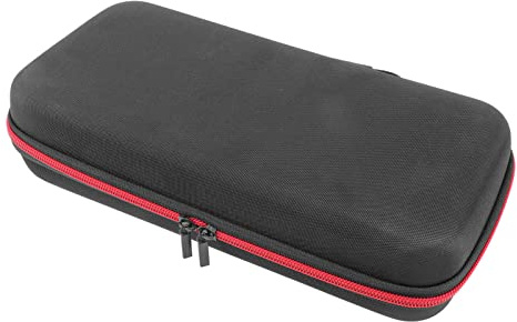 Vikye Microphone Storage Box, Shockproof Drop Proof Microphone Carry Bag Metal Zipper Wireless Microphone Case Protective Storage Bag