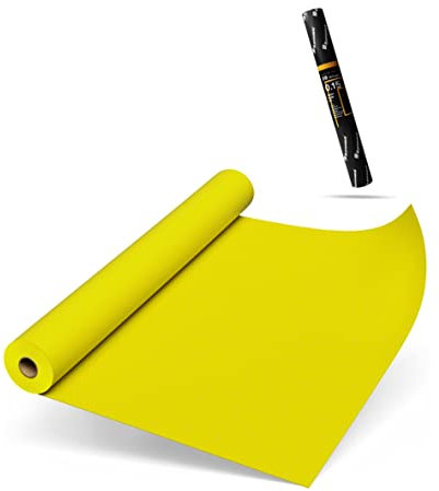 Eurovent DB Film jaune 0,2 mm pour pare-vapeur, pare-vapeur, film de toit, 4 m x 50 m = 200 m²