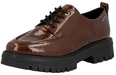 Rieker 47500, Scarpe Stringate Donna, Marrone, 43 EU