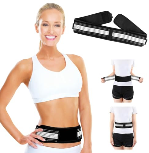DASIAUTOEM Orthogürtel, 120CM Ortho Gürtel Ischias lindert für Männer Frauen, Rückenkomfort Gurtel Ischias, Ortho Gurtel Beschwerdelos für Becken, Untere Rücken, Bein und sakrale Nervenschmerzen