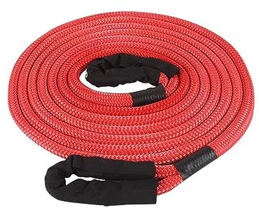 Cavo per verricello, Corda di recupero 3/4 pollici 30 FT 20000lbs Resistenza alla rottura Cinghie di traino Corda di traino for impieghi gravosi for camion for auto SUV UTV Motoslitta Dropship