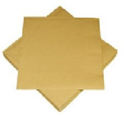 HEKU® 20 Servietten 33x33cm Tissue uni Color, Farbe: gold