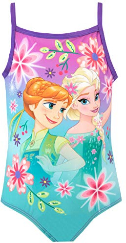 Disney Maillot De Bain Reine des Neiges Maillot De Bain Anna Et Elsa | Maillot De Bain Fille | 5-6 Ans