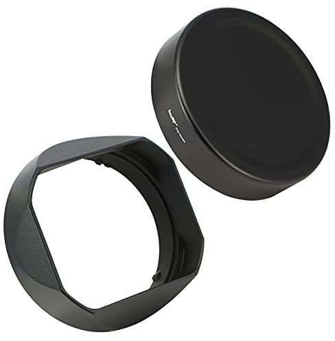 Haoge LH-S245N Gegenlichtblende für Sony FE 50 mm F2.5 G FE 40 mm F2.5 G FE 24 mm F2.8 G Gegenlichtblende mit Kappe