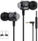 Earphones, Wired In-ear Headphones with Pure Sound and Powerful Bass, Lightweight Wired Earphones with Microphone and Volume Control, Corded Earbuds for Samsung, Android, Smartphones and 3.5mm Devices