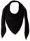 FASHION YOU WANT XXL Tuch 23 Farben Farbwahl Halstuch Musselintuch Musselin Damen Damenhalstuch Dreieckstuch Schal Herren Männer Frauen Herrenhalstuch Dreieckig leicht (einlagig)) (schwarz/bunt)