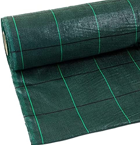 N.G. NICCOLAI - Telo PACCIAMATURA in Rotoli - Polipropilene - PERMEABILE - Varie Misure - Verde O Nero QUADRETTATO Verde - Anti Erbacce - ANTIALGA - Ecologico - CALPESTABILE (2,10X20 Metri, Verde)
