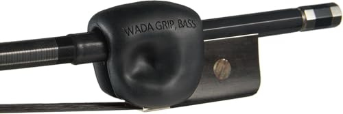 WADA Bow Grip - Pour archets de contrebasse français - toutes tailles - Prise en main détendue - Conception simple à clipser