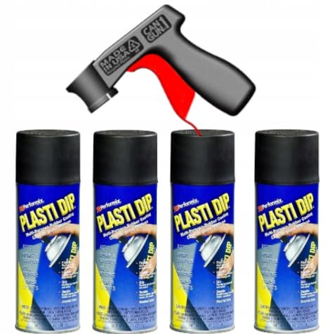 Plasti Dip 4x 400 ml + gratis pistol (matt svart)