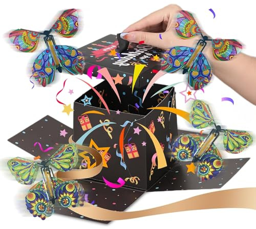 Happy Birthday Butterfly Explosion Caja de regalo