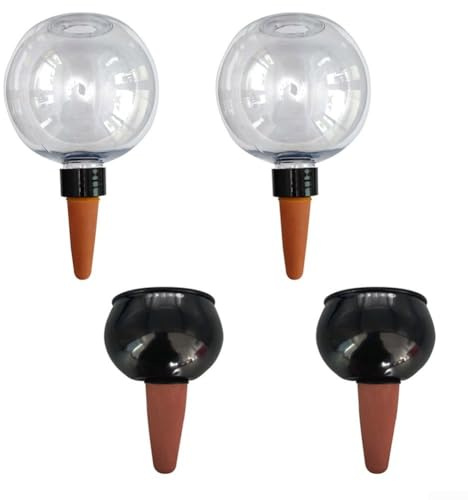 Floweringbeter Slow Release Automatic Watering Globes for Indoor Plants, Providing Controlled Water Drip Irrigation to Avoid Overwatering and Promote Growth (A)