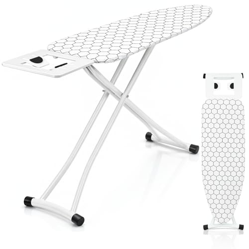 SUNNYNEST Folding Ironing Board 1PC 110x30cm Adjustable Height White