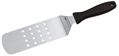 Paderno 18517-24 Spatola per Hamburger Forata, in Acciaio Inox