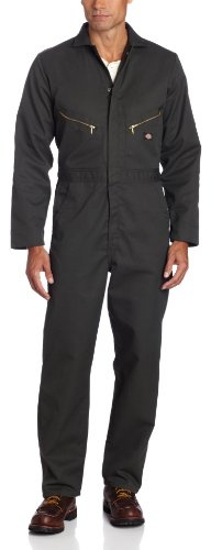 Dickies Herren Langärmeliger Deluxe-Twill-Overall Arbeitsoverall, Olivgrün, X-Large