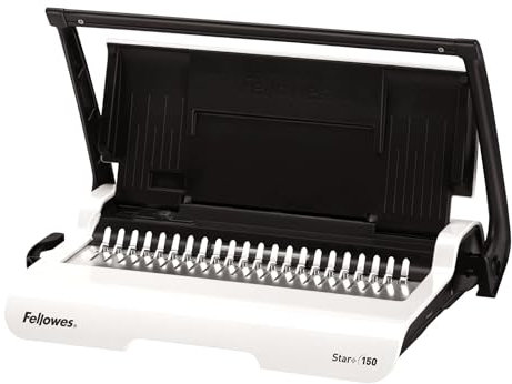 Fellowes Bindegerät „Star“ + Kammbindung (5006501), 7,9 x 45 x 24,9 cm