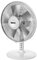Unold 86815 Tischventilator Silverline 30cm White - Weiß,Oszillation, Tischventilator, 3-stufige Geschwindigkeitsregelung, Schutzklasse II