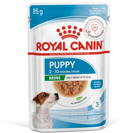 Royal Canin Mini Puppy Wet Food Pouches 85g (Pack of 48)