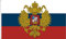 FLAGGE DER RUSSLAND MIT WAPPEN. SEIDENSATIN QÜALITAT. GRÖßE VON 150X90 CM