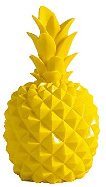 Herbests Ananas Ornamente, Gelb Orange Ananas Deko Kreative Nordic Resin Obstform Ananas Dekoration Skulptur Dekofigur Harz Home Desktop Deko Tischdeko für Zimmer Tisch Restaurant Hochzeit Party,M